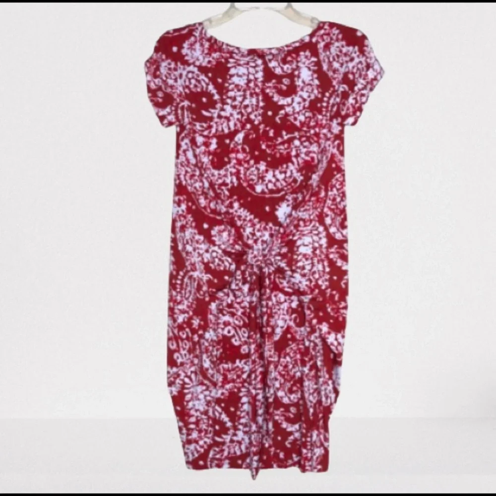 MICHAEL MICHAEL KORS Red Floral Dress tie-back - Picture 2 of 6